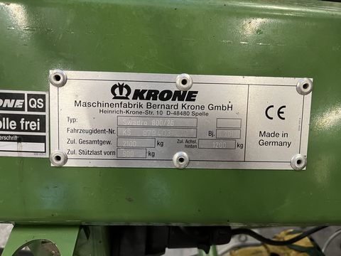 Krone SWADRO 800/26 - gebrauchter Doppelschwader 7,6m