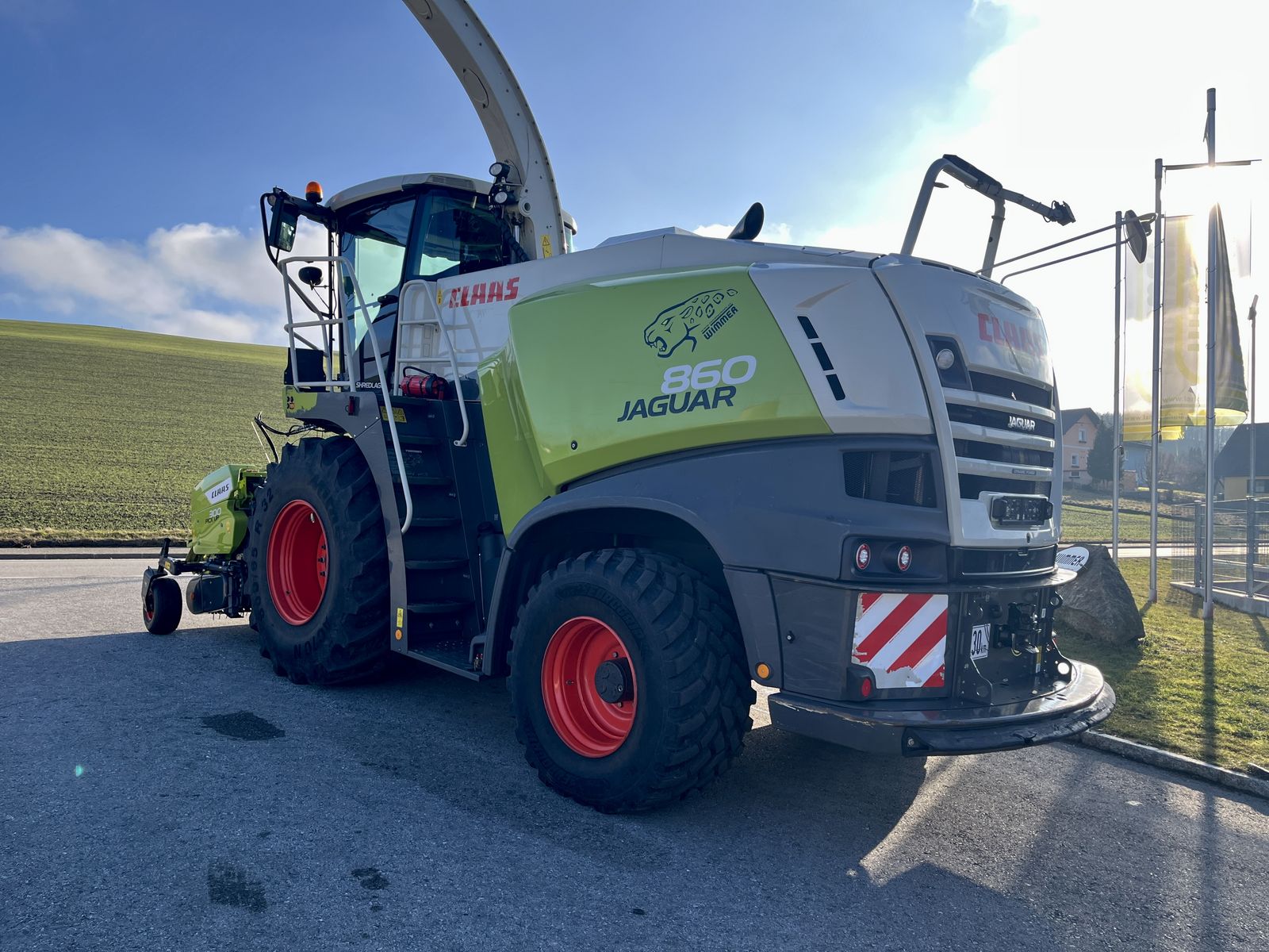 Claas JAGUAR 860 + PICK UP -gebrauchter Feldhäcksler 3