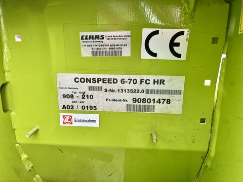 Claas Conspeed 6-70 FC - gebrauchter Maispflücker
