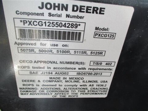 John Deere 5100 R   #780