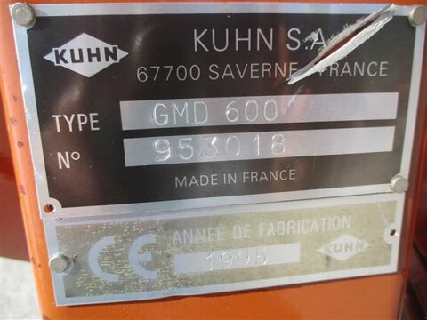 Kuhn GMD 600  #479