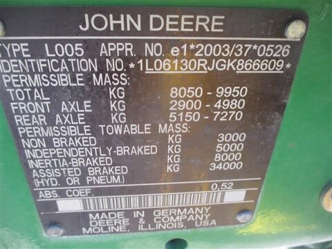 John Deere 6130 R   #768