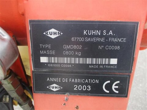 Kuhn GMD 802    #455