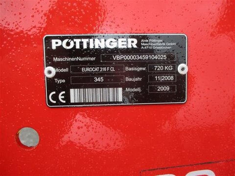 Pöttinger EUROCAT 316 F CLASSIC  #471
