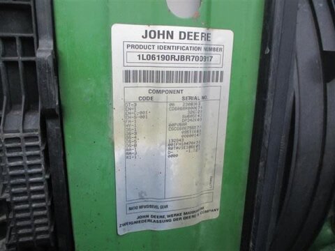John Deere 6190 R AUTO POWER  #609