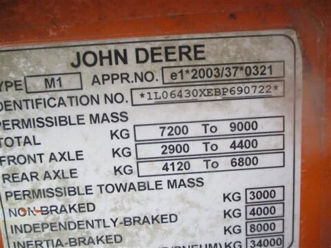 John Deere 6430 AUTO POWER  #739