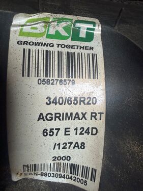 BKT BKT Agrimax 340/65R20
