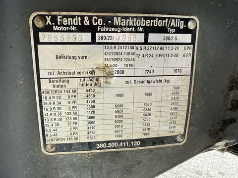 Fendt F 380 GTA