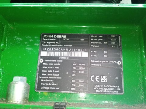 John Deere T 560 i