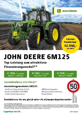 John Deere 6M 125