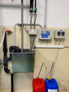 BouMatic 8er Side by Side Melkstand 