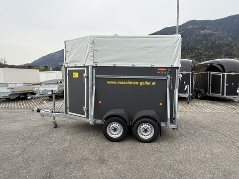 Böckmann VH 3016/27 Viehanhänger mit hohem Planenaufbau