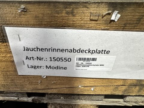 Sonstige NIRO Jauchenrinnenabdeckungen 500x200x25 