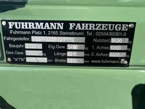 Fuhrmann FF 13.000  mit Schotterklappe