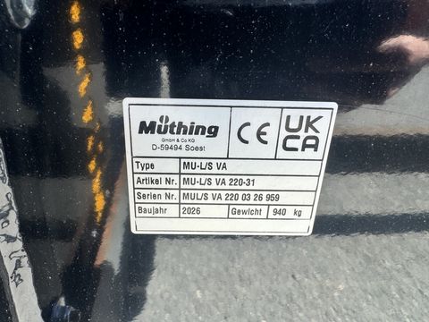 Müthing AlpinShark 220 Vario Seitenmulchgerät