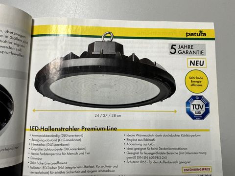 Sonstige Patura LED-Hallenstrahler Premium-Line AKTION