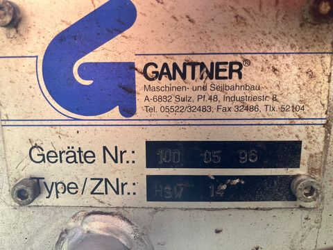 Gantner HSW 14 Schlittenwinde