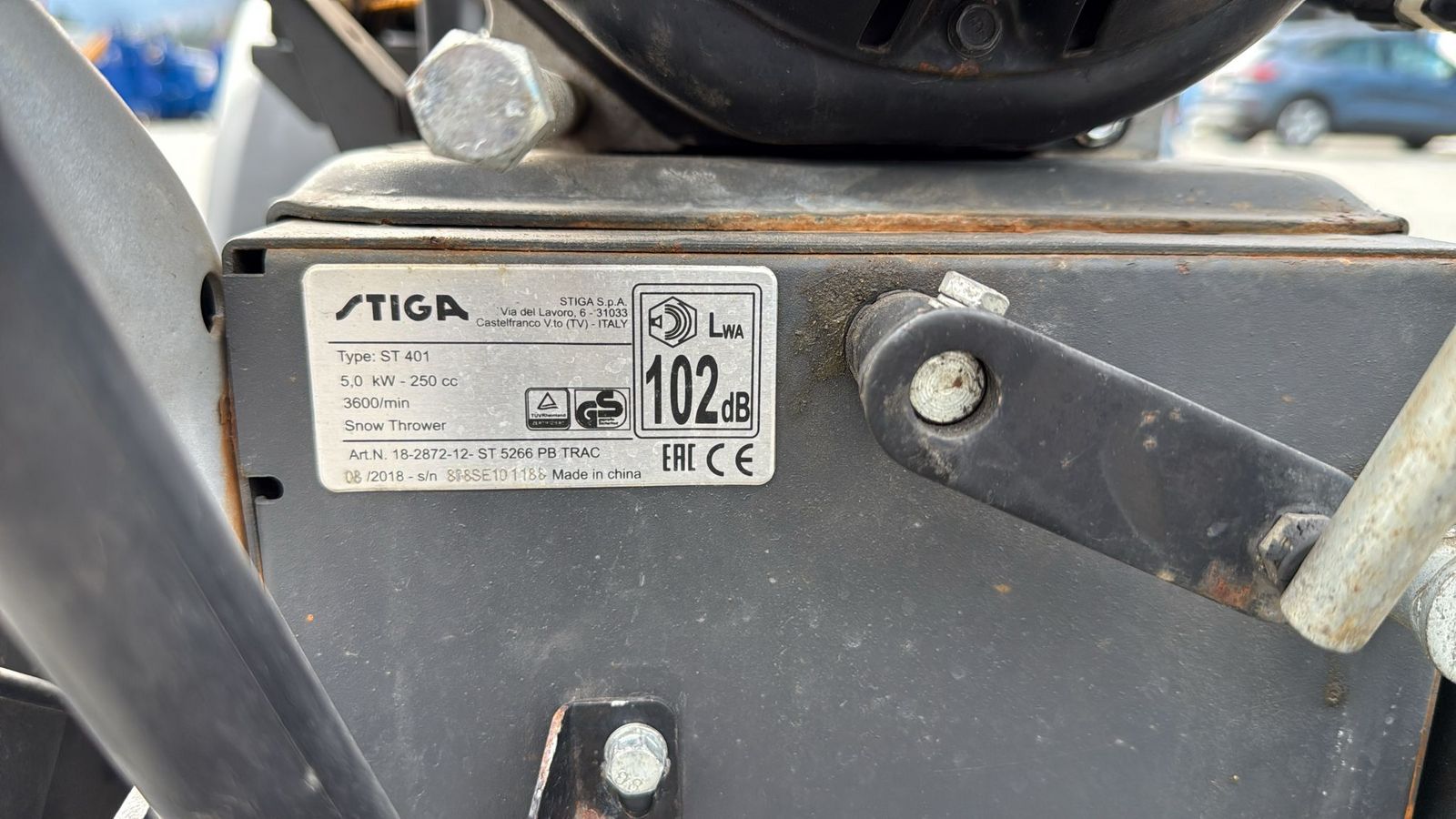Stiga ST 401 Schneefräse mit Raupenantrieb 3