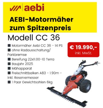 Aebi Combicut CC36 Aktionsmodell 2