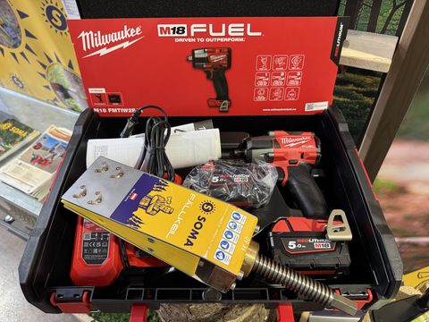 Sonstige SOMA Fällkeil FK60 mit Milwaukee Schlagschrauber