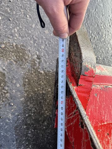 Hydrac Schotterschaufel 185cm mit Zähne Euroaufnahme