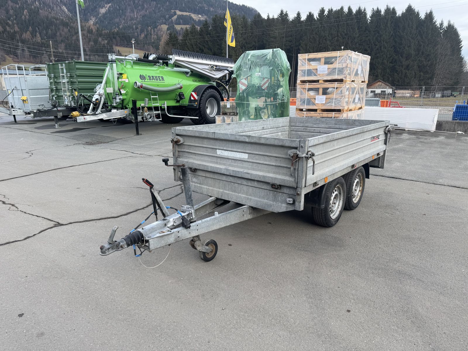 Pongratz PHL 2550/15 T-S Tandem- Hochlader mit Stahlwände 3