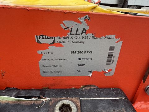 Fella SM 260 FP-S Scheibenmähwerk mit Seitenverschub