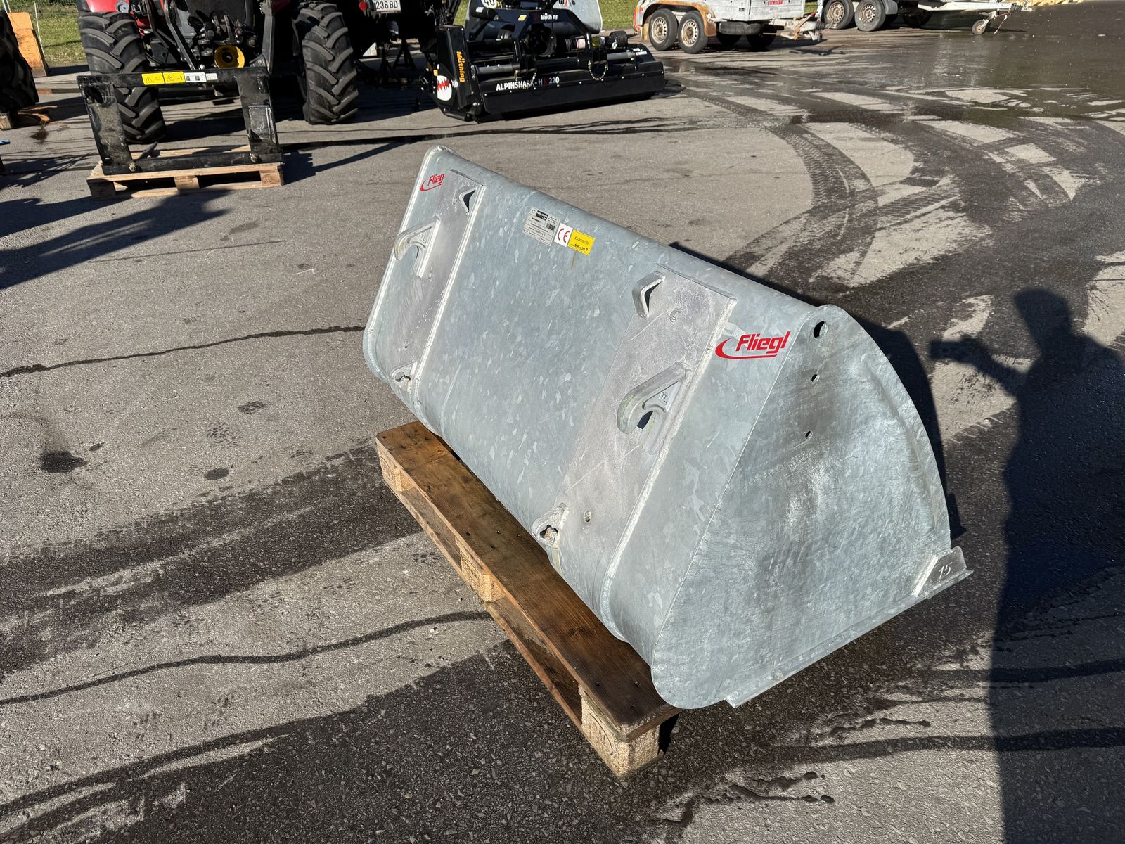 Fliegl Schwergutschaufel 150cm Euro Vollverzinkt 3