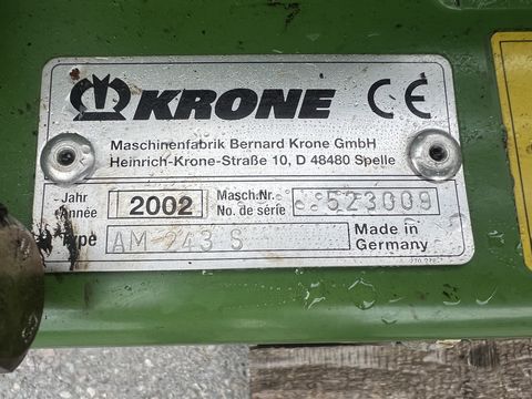 Krone Krone AM 243 S Heckscheibenmähwerk 240cm