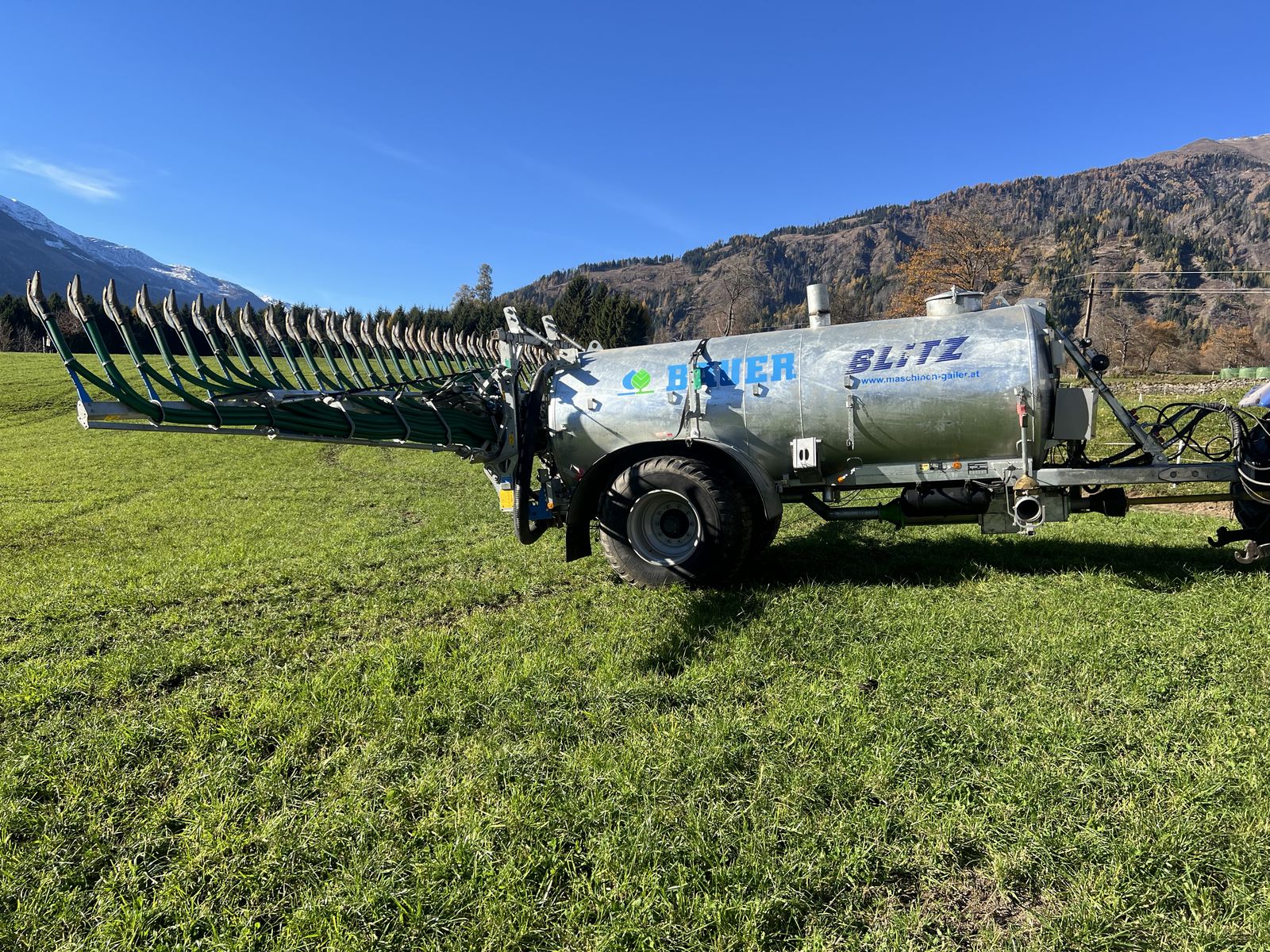 Bauer Pumpfass P80 mit Bomech Schleppschuh 10,5m 2