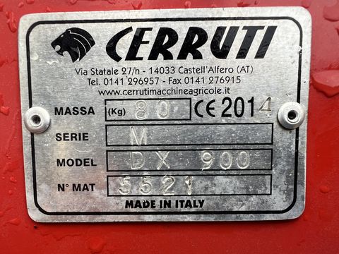 Cerruti Anbauschneefräse DX 900 passend zu Aebi