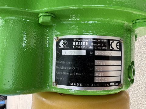 Bauer  V63 Vakuumfass mit 6250 Liter Inhalt