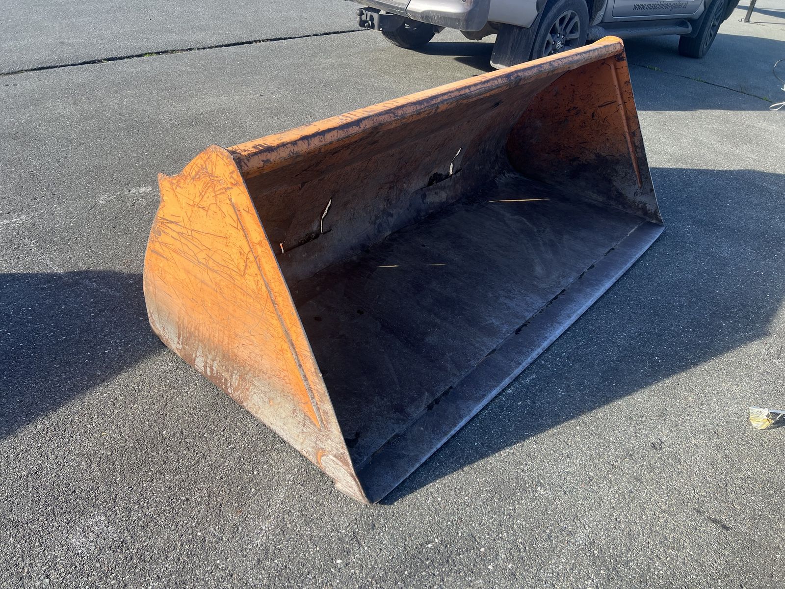 Hauer Leichtgutschaufel lang 220 cm mit Euroaufnahme 1