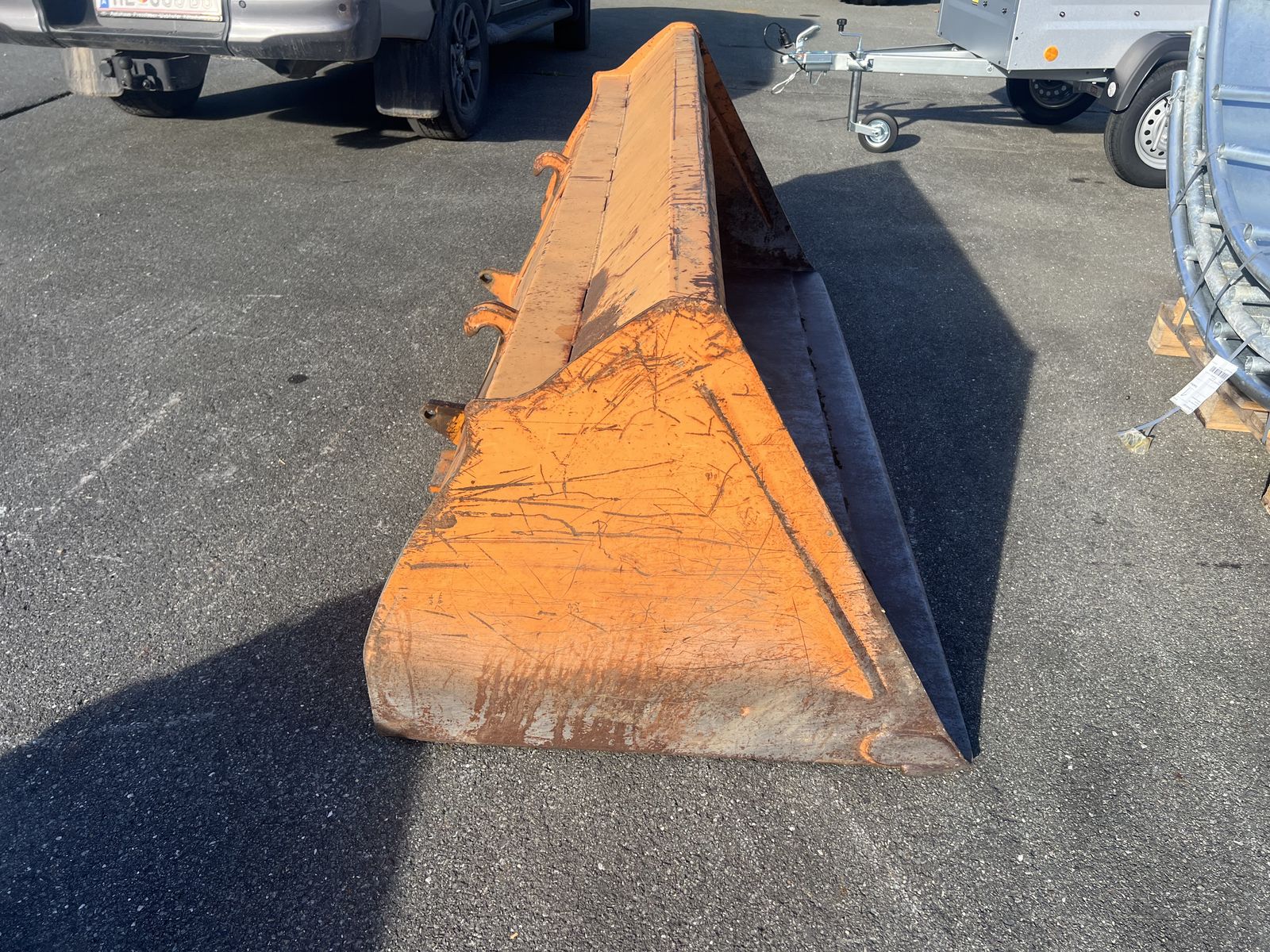 Hauer Leichtgutschaufel lang 220 cm mit Euroaufnahme 2