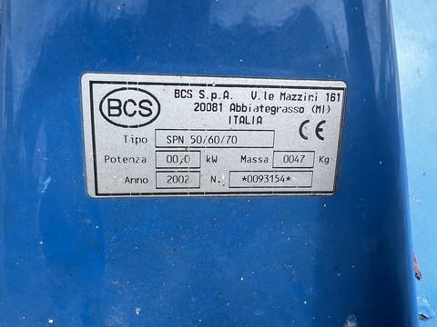 BCS Schneefräse 70 cm zu BCS Motormäher