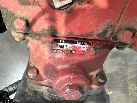 Aebi AM 7 Motormäher mit Fingerbalken und Bandrechen