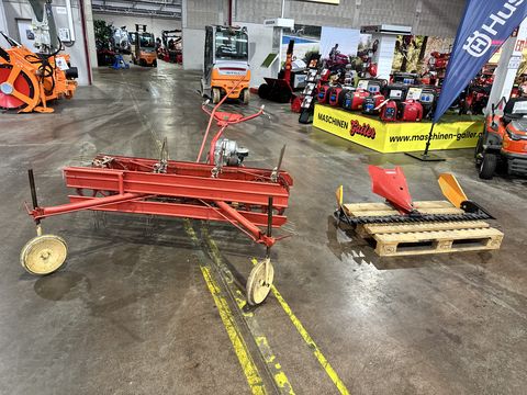 Aebi AM 7 Motormäher mit Fingerbalken und Bandrechen