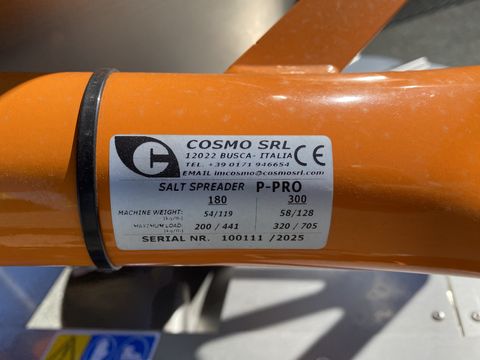 Sonstige Cosmo P Pro 300 Tellerstreuer aus Edelstahl