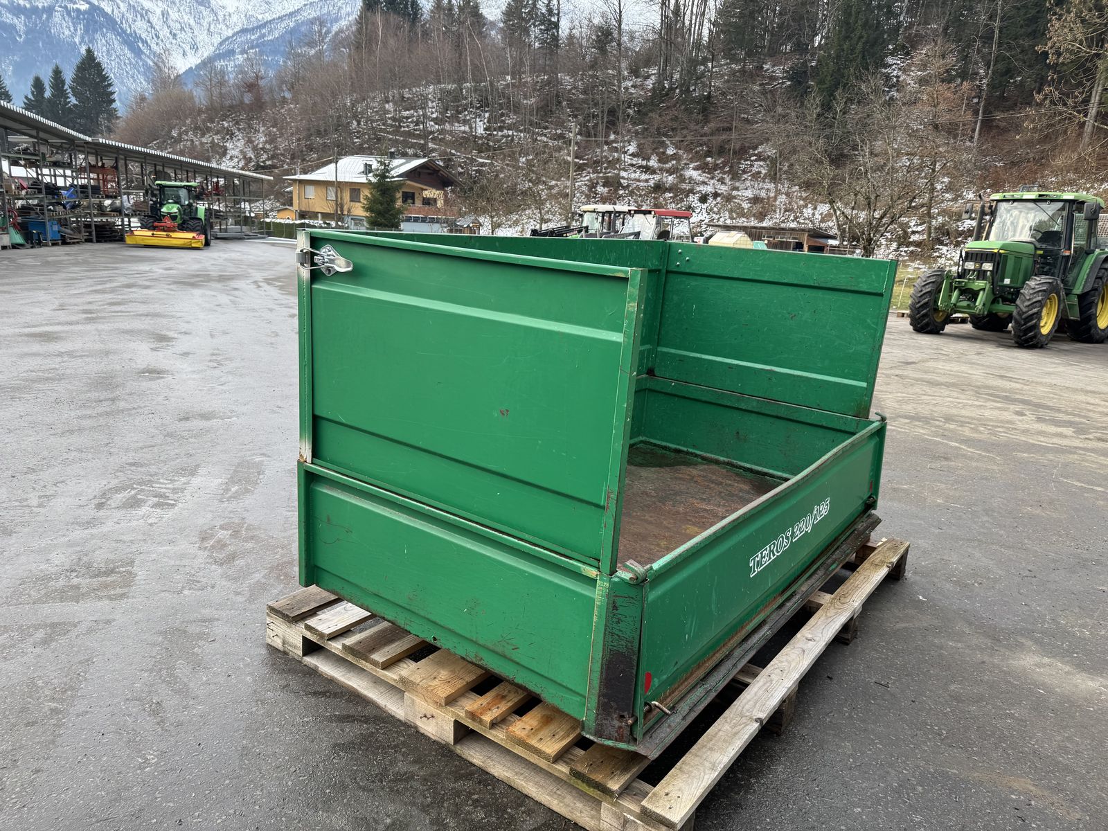 Teros Kippschaufel DW 220x125 mit Aufsatzwänden 3