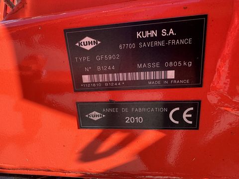 Kuhn GF 5902 Kreiselheuer neuwertig