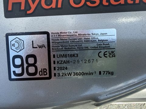 Honda Hochgrasmäher UM 616EB mit Hydrostat