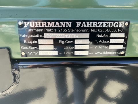 Fuhrmann Einachs- 3-Seiten-Kipper 6,5 To PROFI