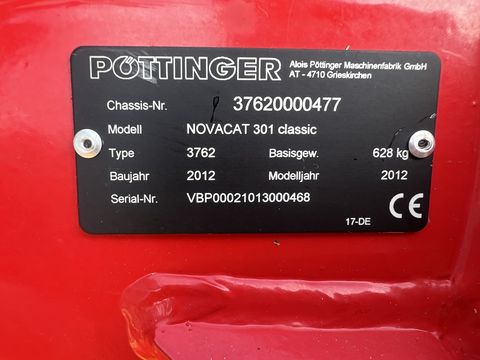 Pöttinger Novacat 301 Classic