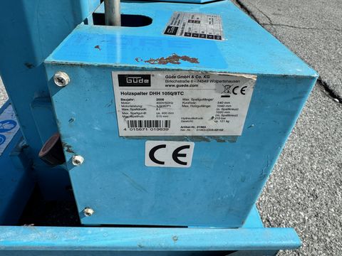 Güde Kurzholzspalter 8to 