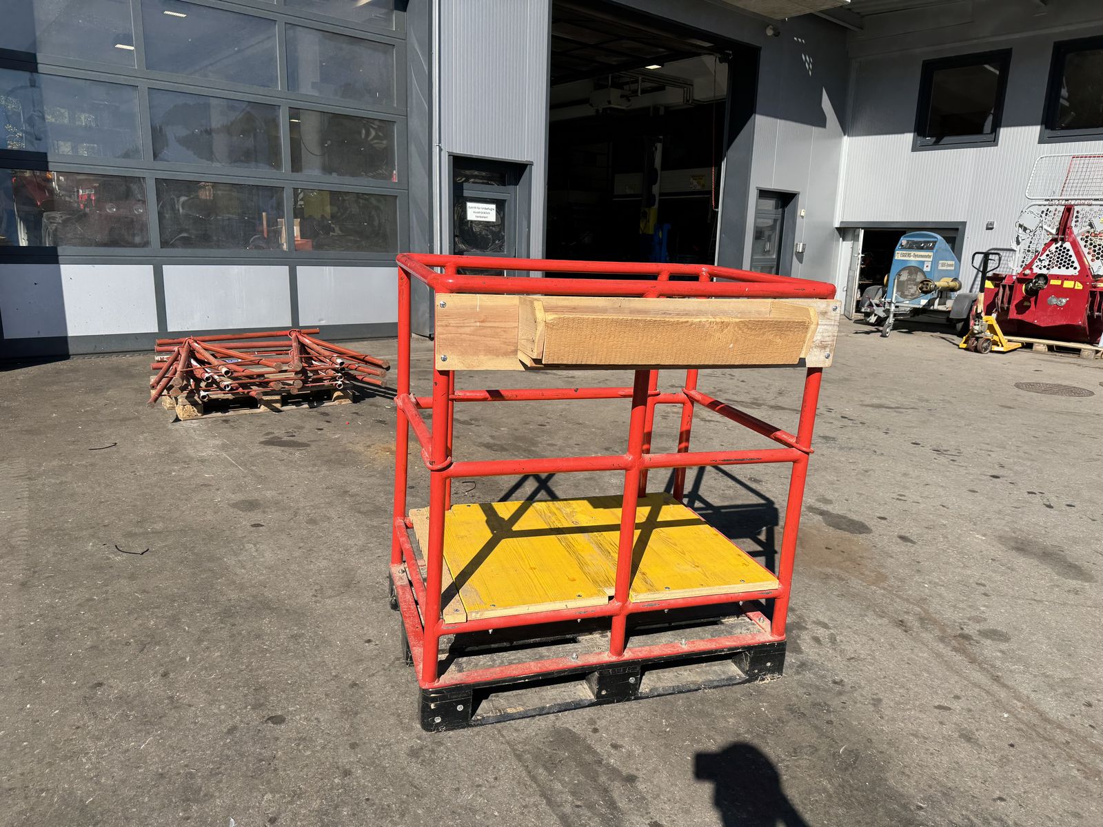 Eigenbau Arbeitskorb für Palettengabel 2