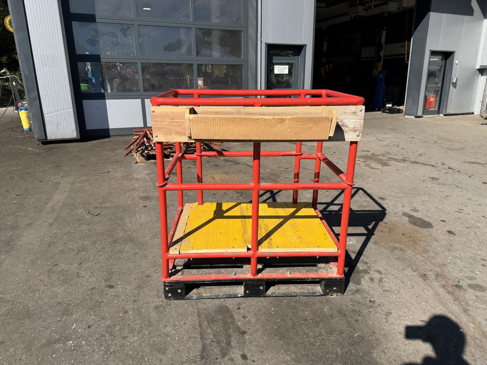 Eigenbau Arbeitskorb für Palettengabel 3