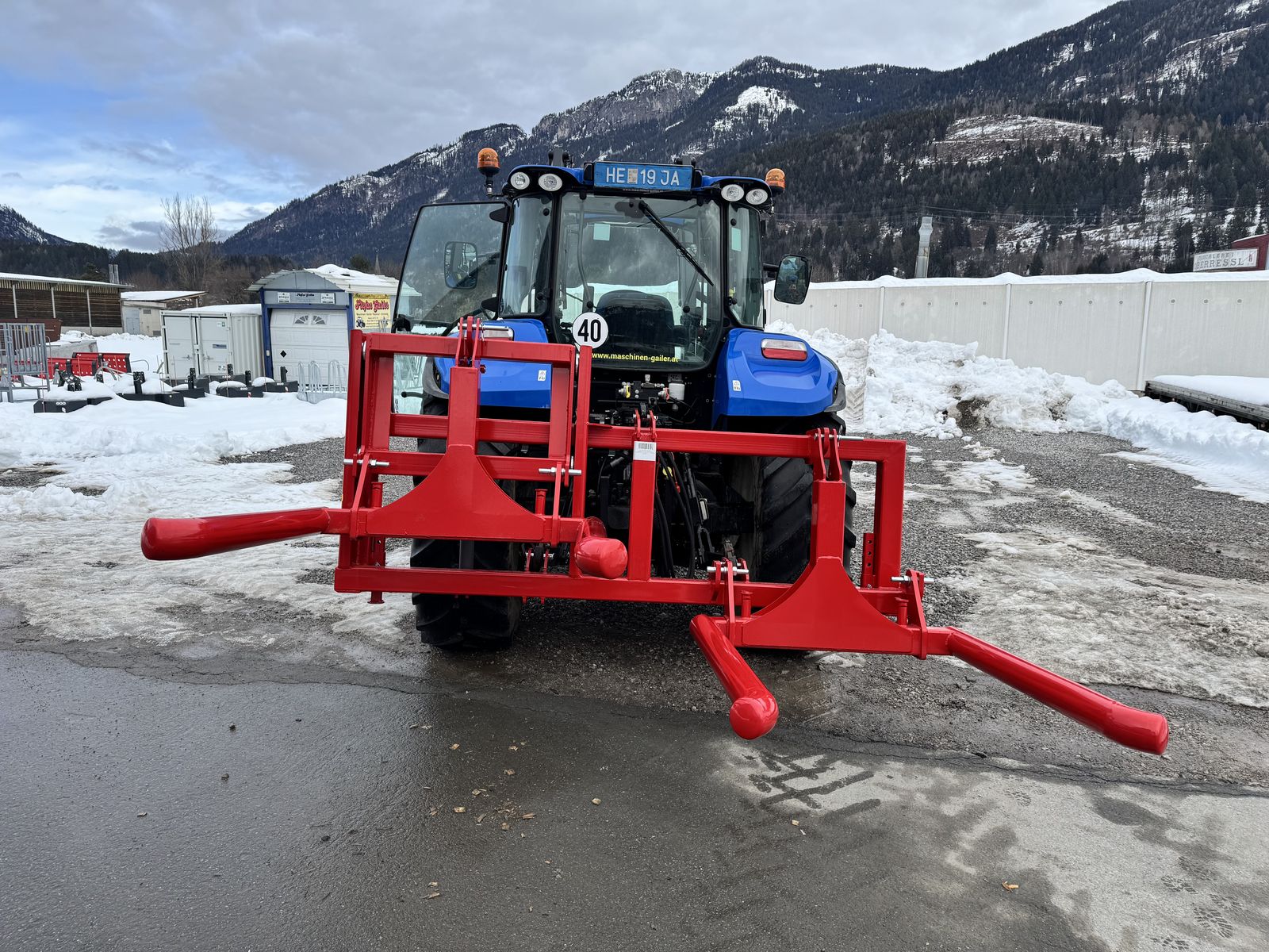 Stekro DOPPELTRANSPORTRAHMEN hydr. mit Ballenträger 3