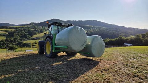 Stekro DOPPELTRANSPORTRAHMEN hydr. mit Ballenträger
