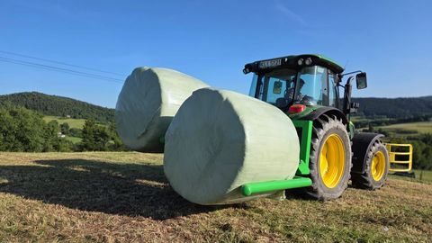 Stekro DOPPELTRANSPORTRAHMEN hydr. mit Ballenträger