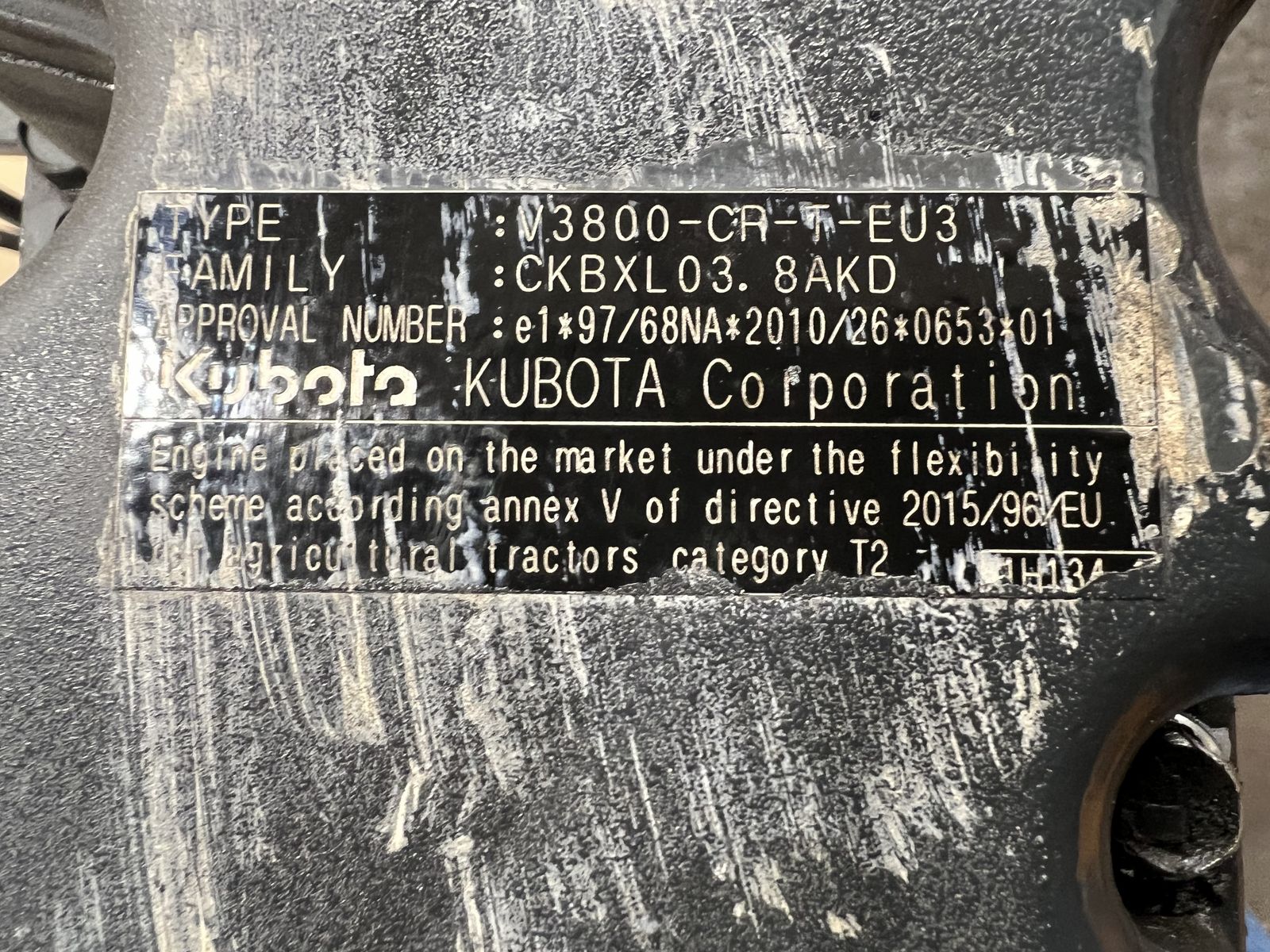 Kubota V3800-T 2